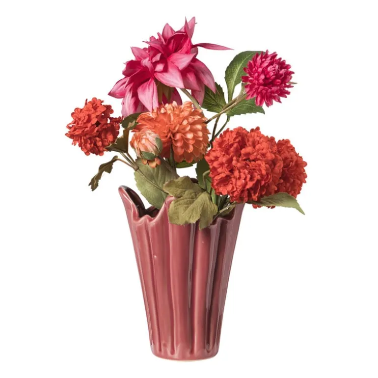 Vaas tulp - rood - ø14.5x20.5 cm