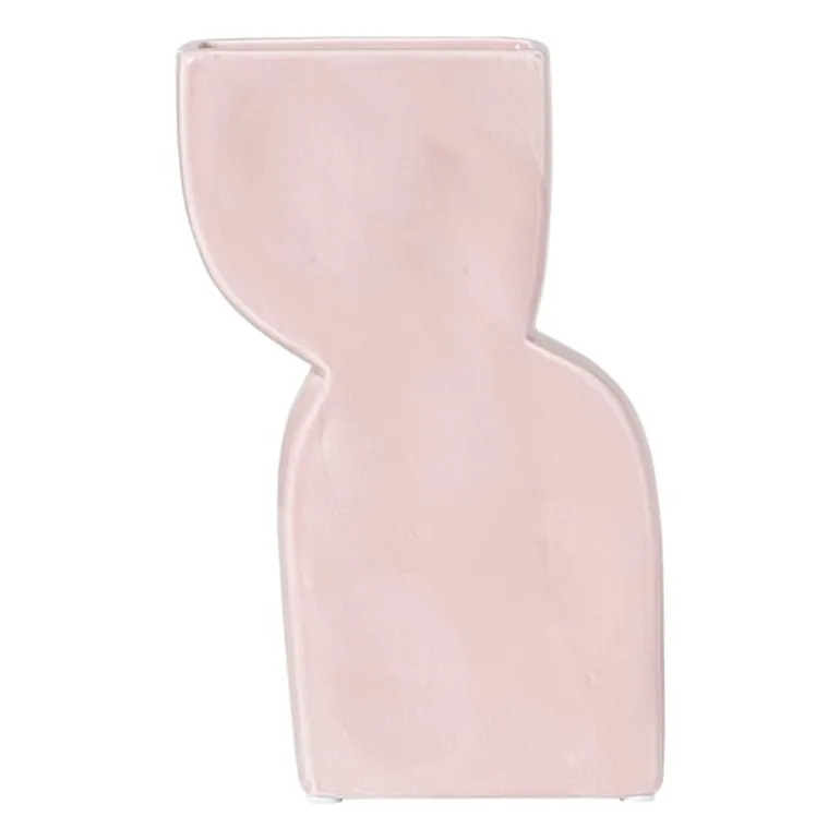 Vaas zebra - roze - 22x14.4x5.2 cm