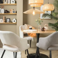 Vaasje lang - 15x7.3x5.8 cm - bruin