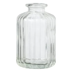 Vaasje mini - transparant - ø6.5x10 cm - diverse varianten