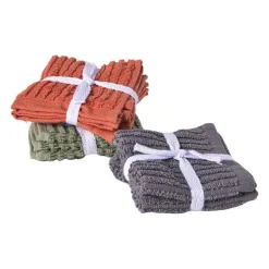 Vaatdoekjes - rood - 20x20 cm - set van 2