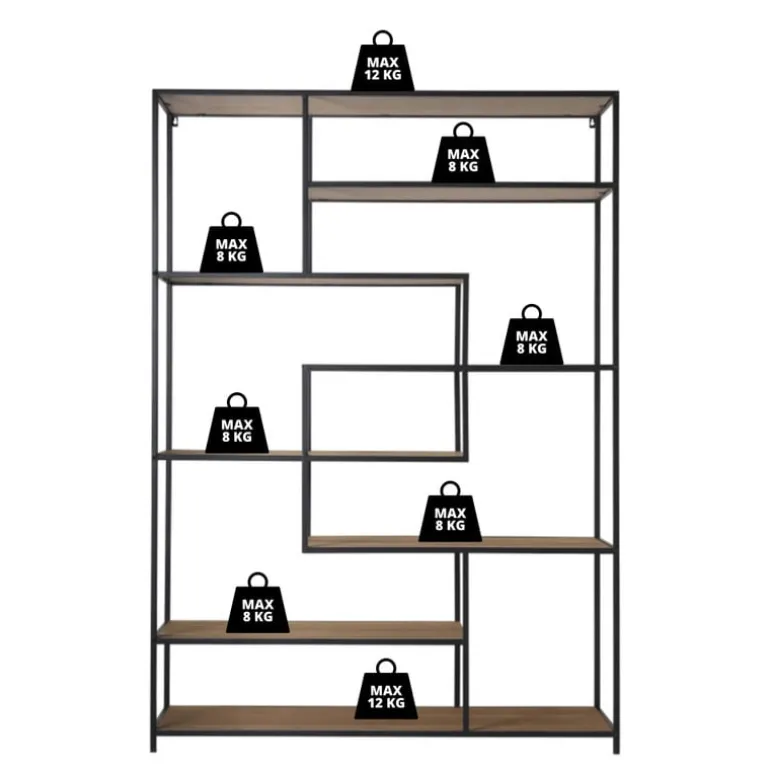 Vakkenkast Charlie XL - 170x120x40 cm