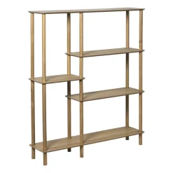 Vakkenkast Scandi hoog - naturel - 140x120x30 cm