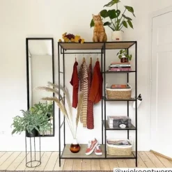 Vakkenkast/kledingrek - 160x100x50 cm