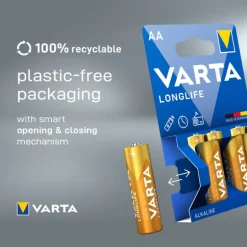 Varta longlife AA batterijen - set van 10