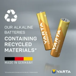 Varta longlife AAA batterijen - set van 10