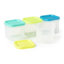 Vershoudbakjes van plastic - 150 ml - set van 4