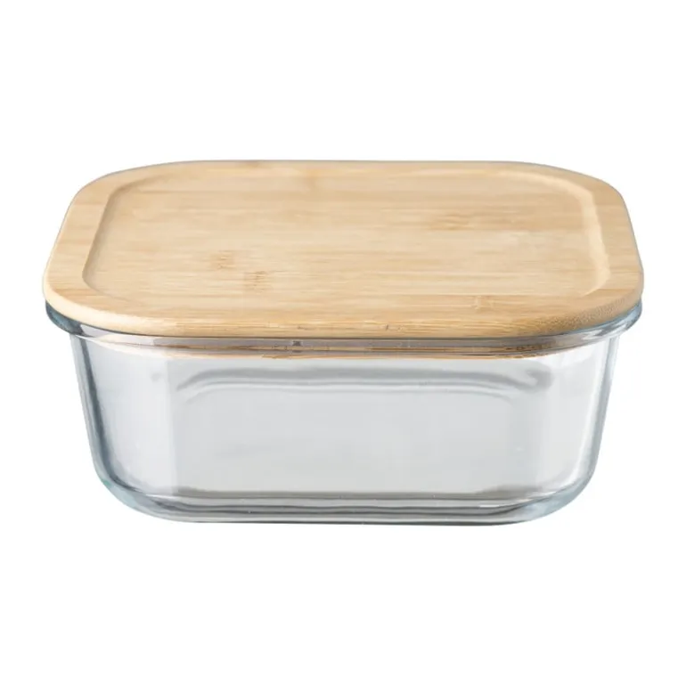 Vershouddoos - bamboe deksel - 17x17x7cm