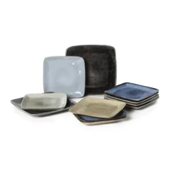 Vierkant bord Toscane - beige - 20x20 cm