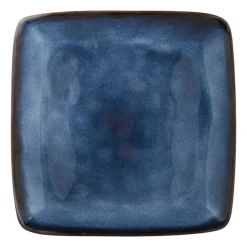 Vierkant bord Toscane - donkerblauw - 20x20 cm