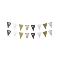 Vlaggenlijn 65 jaar - goudkleurig - 10 meter