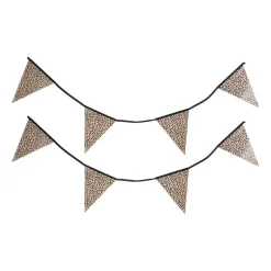 Vlaggenlijn luipaard - 5 meter