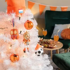 Vlaggenlijn oranje - 10 meter