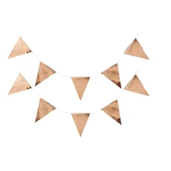 Vlaggenlijn rosekleurig - 5 meter