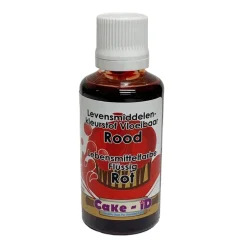 Vloeibare kleurstof - rood - 50 ml