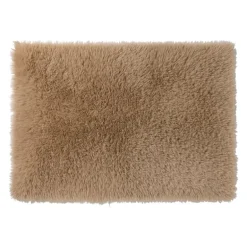 Vloerkleed fluffy - bruin - 120x180 cm