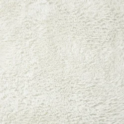 Vloerkleed fluffy ovaal - wit - 120x180 cm