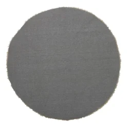 Vloerkleed fluffy rond - bruin - ø120 cm