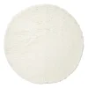 Vloerkleed fluffy rond - wit - ø120 cm