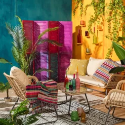 Vloerkleed kleurrijk - 80x120 cm