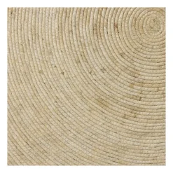 Vloerkleed riet - naturel - ø150 cm