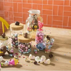 Voorraadpot met bamboe deksel - 900 ml