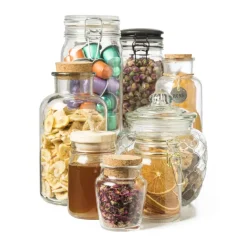 Voorraadpot met kurken deksel - 140 ml