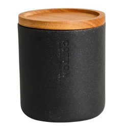 Voorraadpot nature - antraciet - ø10x11 cm