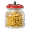 Voorraadpot tomaat - transparant/rood - 900 ml