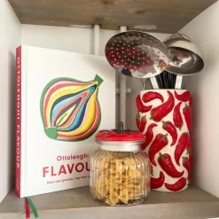 Voorraadpot tomaat - transparant/rood - 1.2 liter