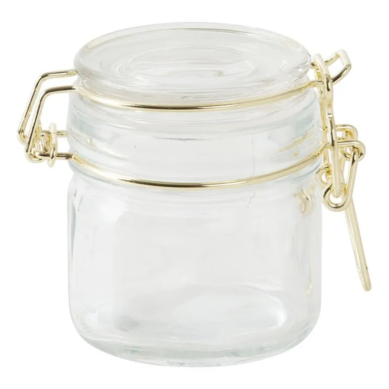 Voorraadpotje - goudkleurig - 100 ml