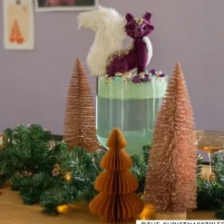 Vosje - paars - 10x23x19 cm