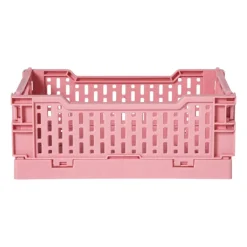 Vouwkrat klein - roze - 6x15x10 cm