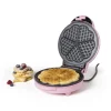 Wafelmaker - roze - 1000 watt