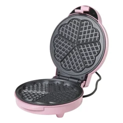 Wafelmaker - roze - 1000 watt