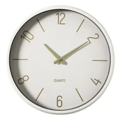 Wandklok - beige - ø37 cm