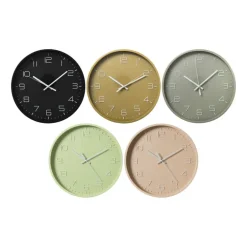 Wandklok Nadya - mosterd - ø30x4 cm