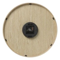 Wandklok houten rand - bruin - ø41 cm