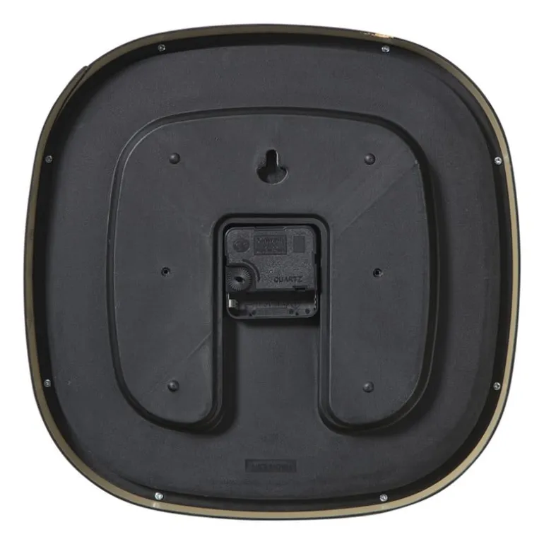 Wandklok houtlook - bruin - ø30 cm