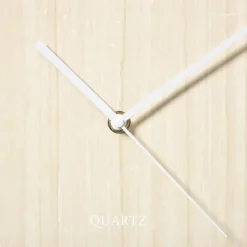 Wandklok houtlook - bruin - ø30 cm