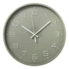 Wandklok Nadya - grijsgroen - ø30x4 cm