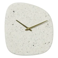 Wandklok Terrazzo - organisch - 22.5x20.5x4 cm