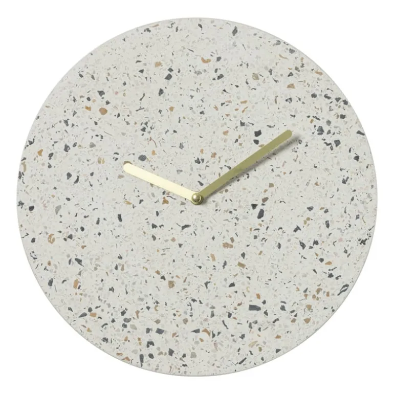 Wandklok Terrazzo rond - ø29.5x4 cm