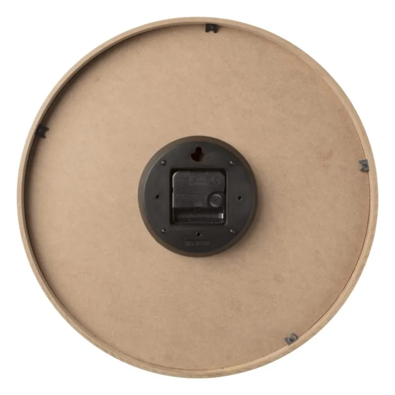 Wandklok woody - ø38x5 cm