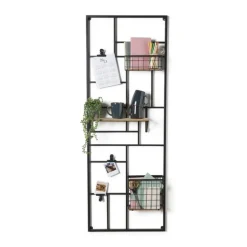 Wandrek XXL met clips - 150x55 cm - zwart