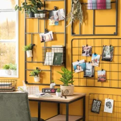 Wandrek XXL met clips - 150x55 cm - zwart