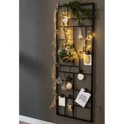 Wandrek XXL met clips - 150x55 cm - zwart