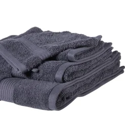 Washandje - grijs - 16x21 cm