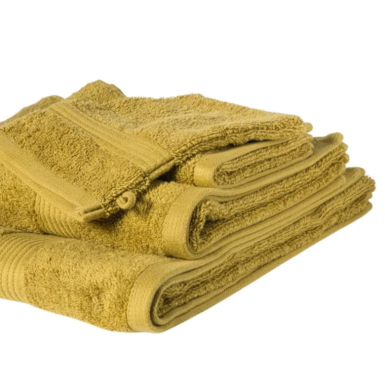 Washandje - olijfgroen - 16x21 cm