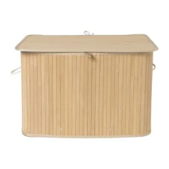 Wasmand bamboe 90 liter - naturel - 60x40x40 cm